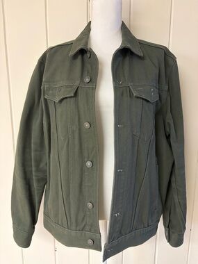 Men's Military Field Jacket - Olive Green